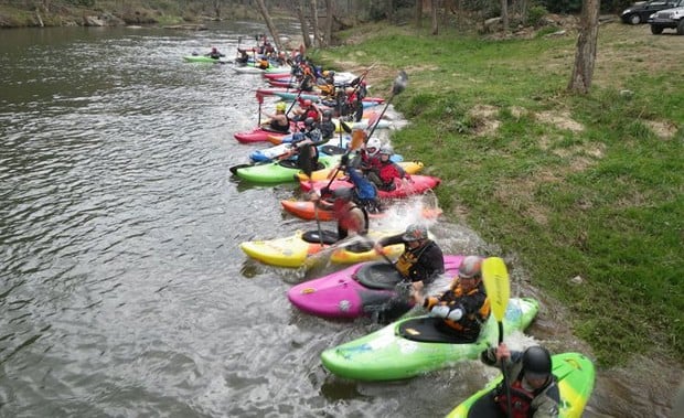 Spring paddling and biking events