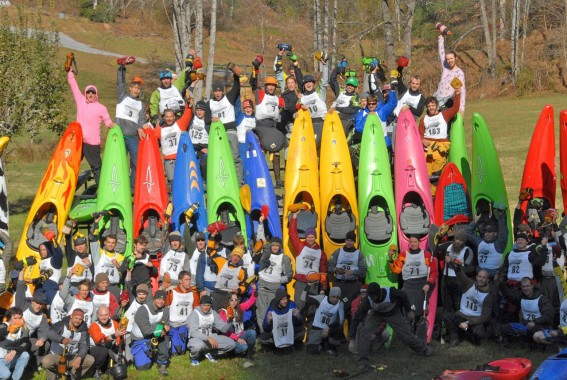 Competition at the Green River Race