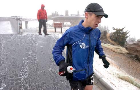Mt. Mitchell 40 miler in the elements