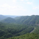 The gorgeous valley of the Russell Fork