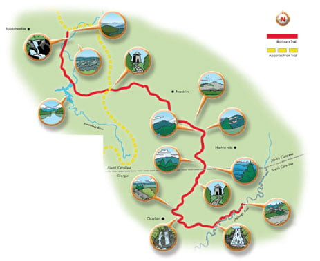 bartram trail map