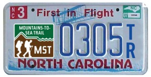 MST License Plate