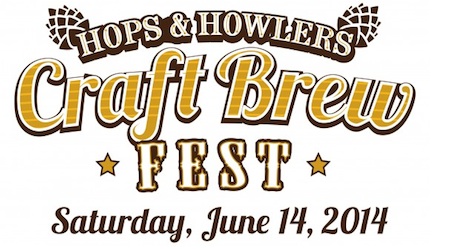 hops and howlers craft beer fest logo