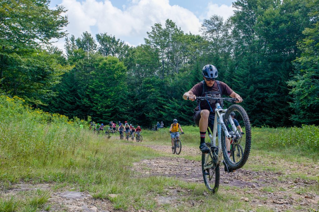 The climb to the top of Timberline is a butt-buster, but well worth the ripping descents.