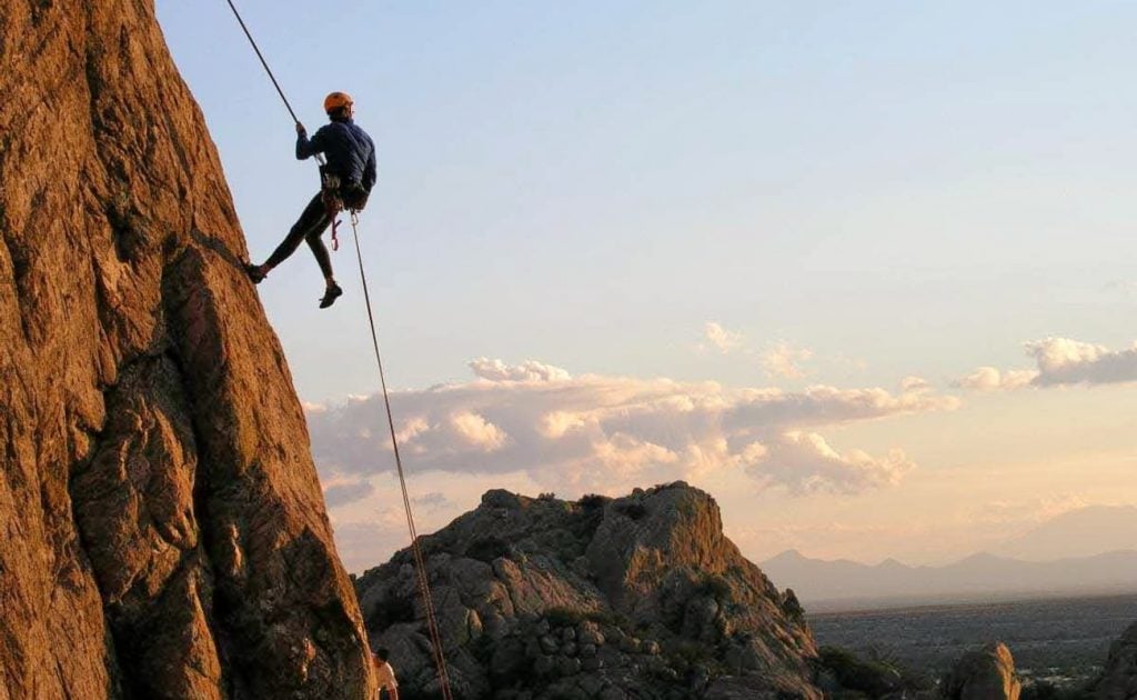 If It Scares You, Do It Rappelling Is Within Reach Go Outside Blue