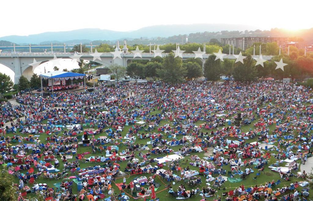Fantastic Views for Fireworks throughout the Blue Ridge Go Outside