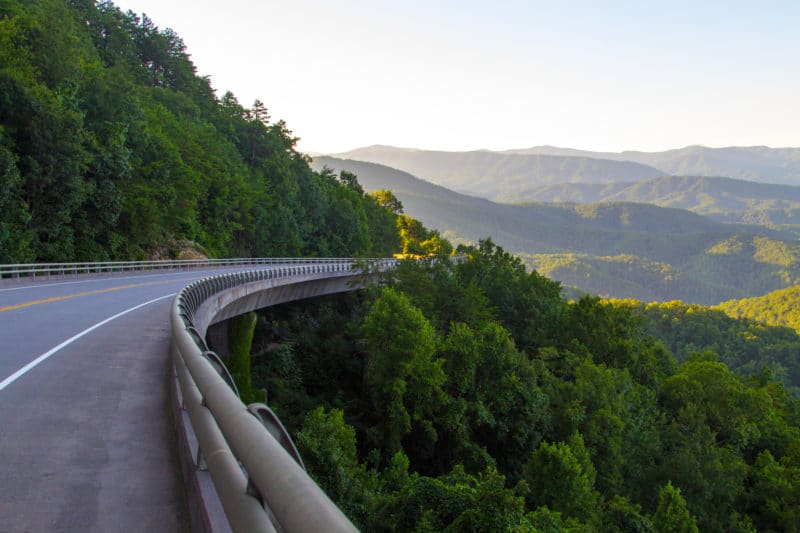 Foothills Parkway in Great Smoky Mountains National Park