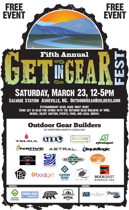 The Outdoor Gear Builders of WNC present the 5th annual Get in Gear  Festival﻿ - Go Outside - Blue Ridge Outdoors Magazine