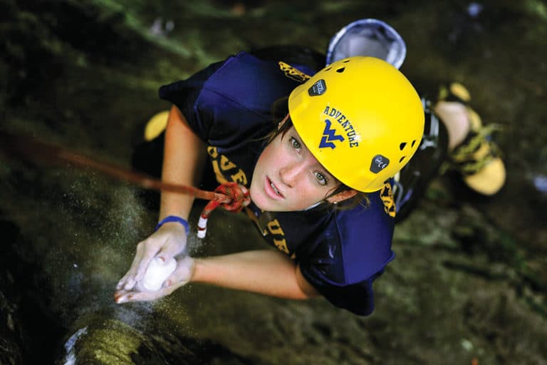 top adventure college - west virginia university