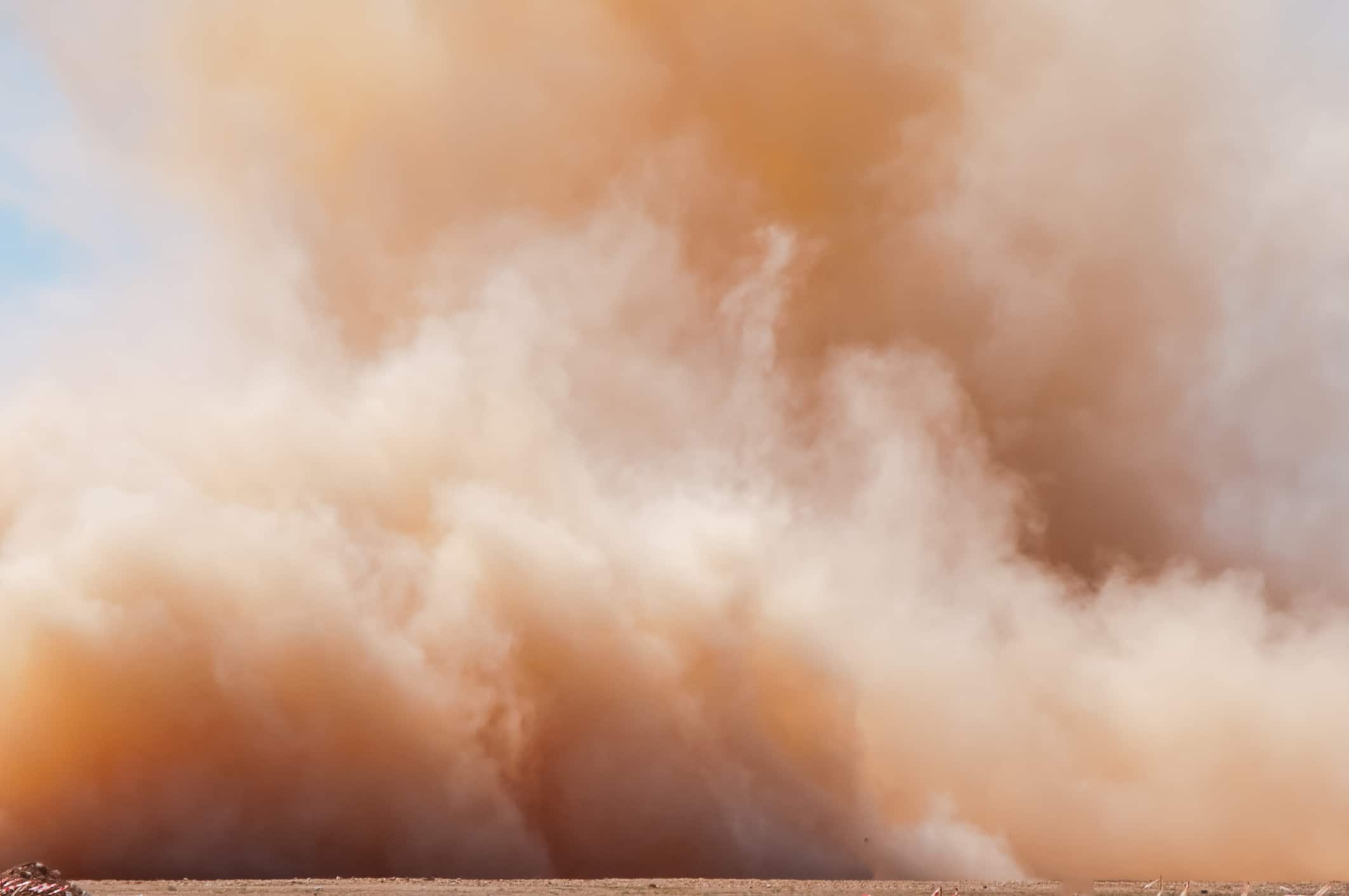 Saharan dust cloud settles over the South—public warned to stay indoors