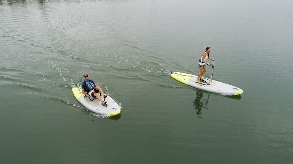hobie ieclipse pedal-powered stand up paddleboard