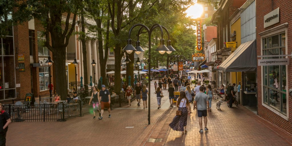 charlottesville downtown mall