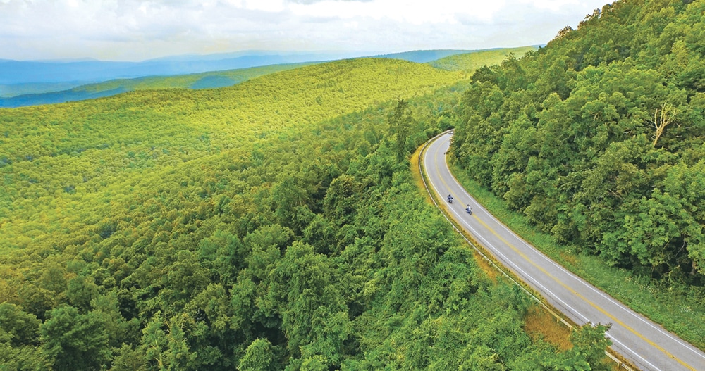motorcycle road trips in bath county