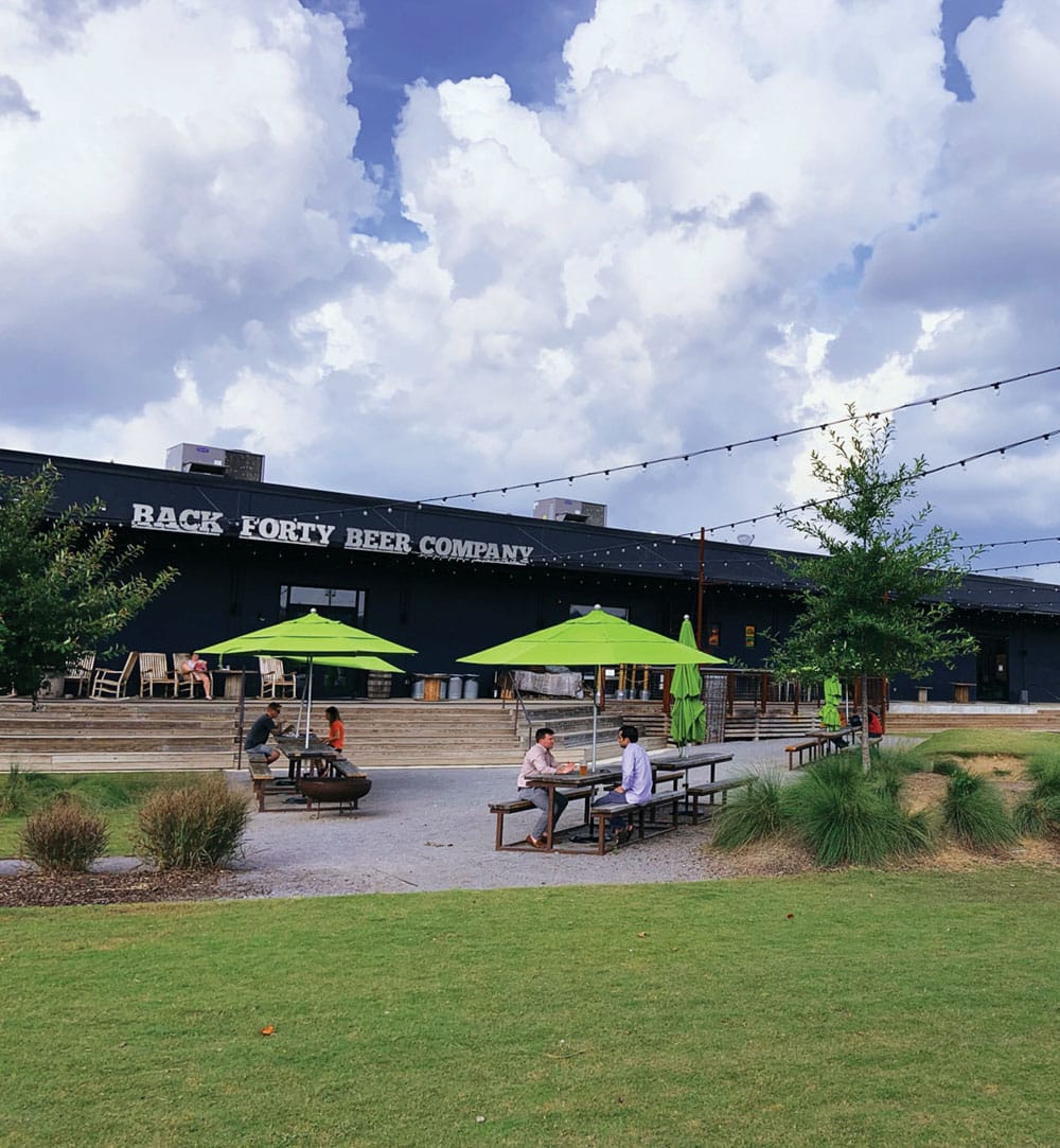 beer garden