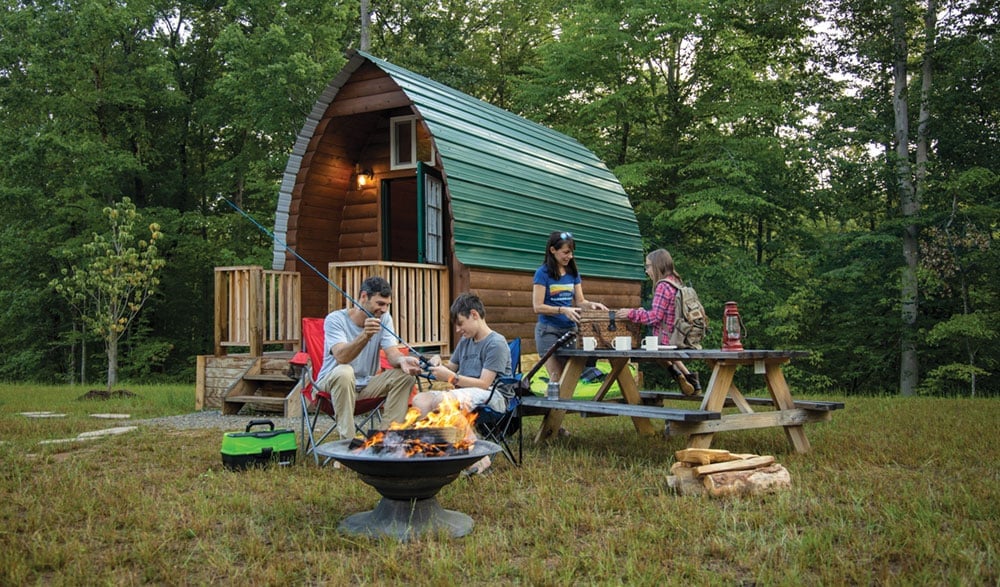 Cabin at Roanoke County’s Explore Park