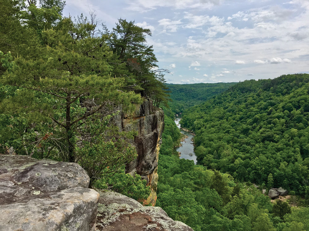 The view of the Big South Fork River