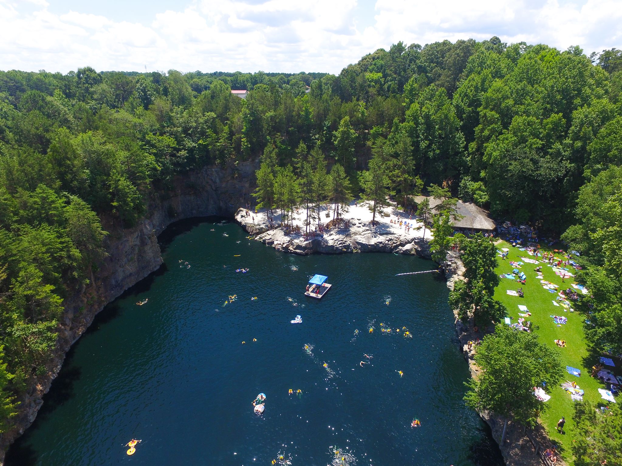 Come Float the Day Away in Our Crystal Clear Quarry Sponsored Content Blue Ridge Outdoors
