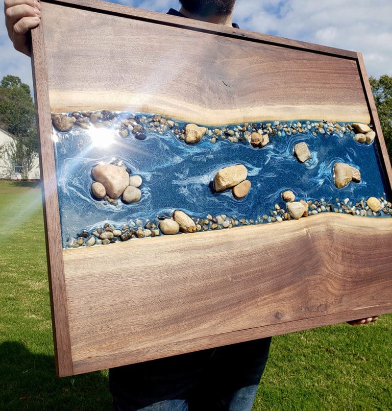 Carving Rivers from Wood