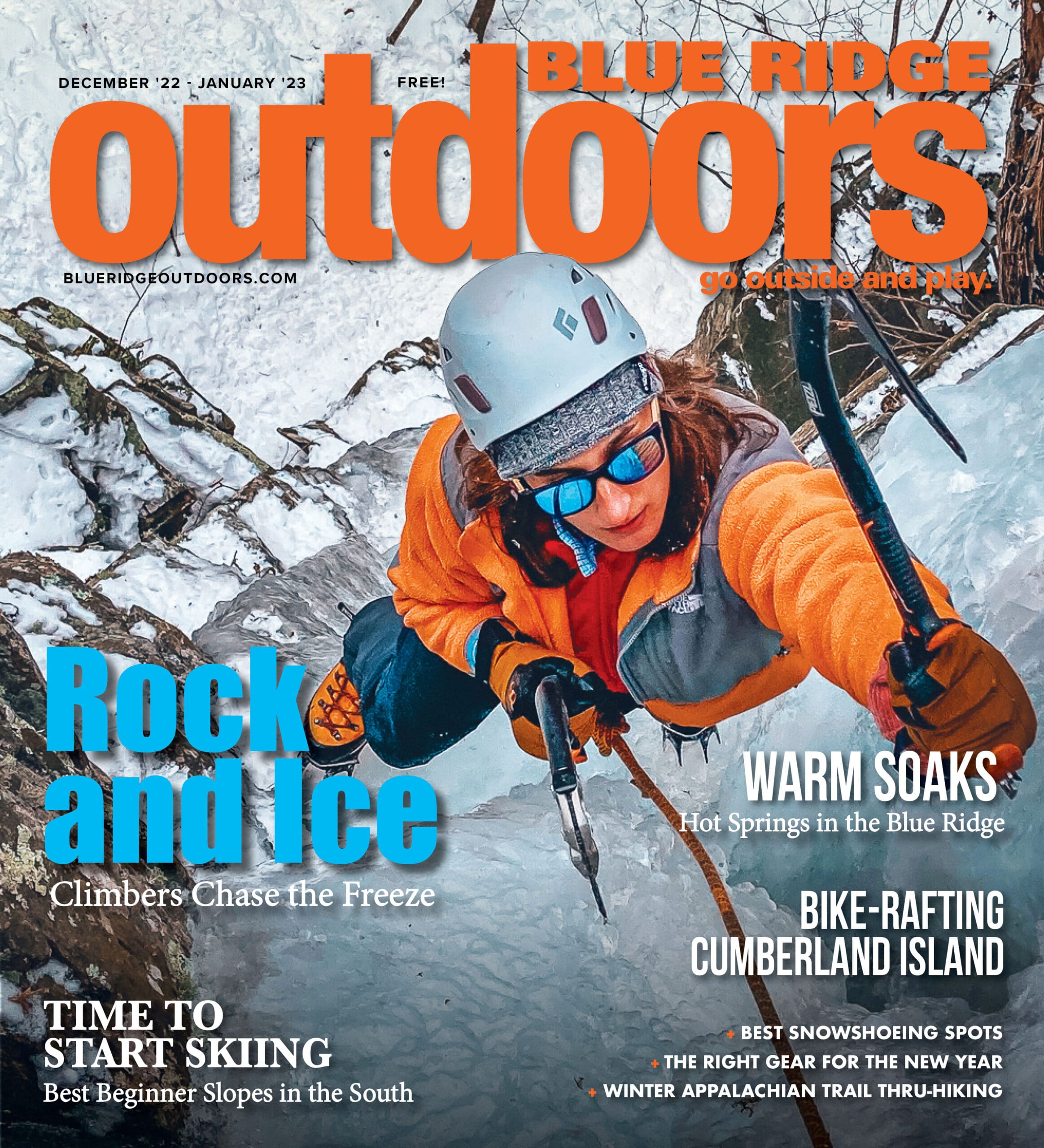 Blue Ridge Outdoors Magazine December 2022 Cover