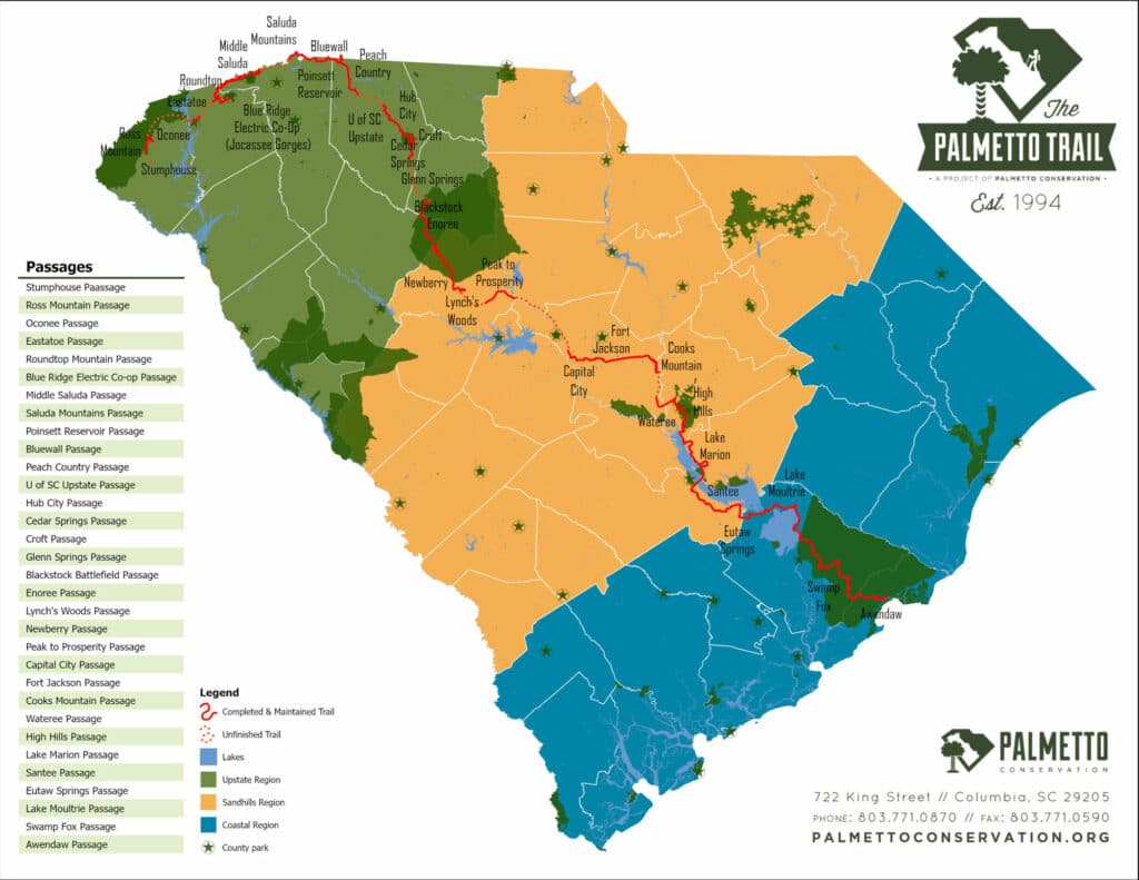 Map courtesy of Palmetto Conservation
